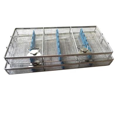 China Various Plain Weave Stainless Steel Metal Bulk Wire Mesh Storage Baskets With Lid for sale