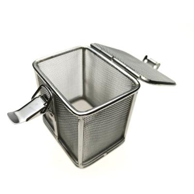 China Plain Weave Stainless Steel Medical Disinfect Wire Mesh Basket for sale