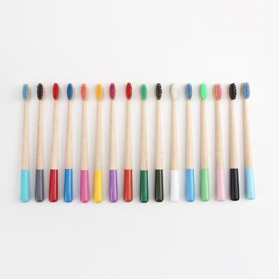 China Amazon Hot Sale Disposable Eco-friendly Bamboo Charcoal Stiffeners OEM Bamboo Toothbrush for sale