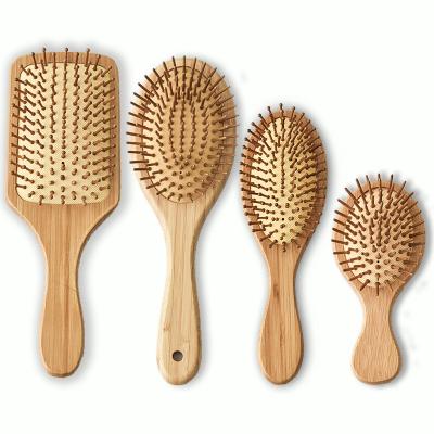 China 2021 Hot Sale Wooden Mini Travel Size Brush Custom Eco-friendly Airbag For Massage Health Wooden Bamboo Hair Comb for sale