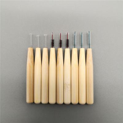 China Custom Private Label Brush Disposable Orthodontic Eco Friendly Biodegradable Interdental Bamboo Eco-Friendly for sale