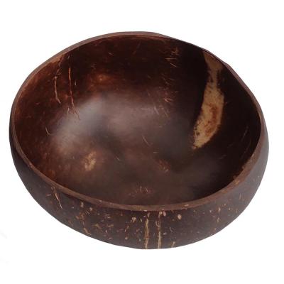 China 2021 Hot Product Viable Factory Price Cheap Nature Handmade Coconut Wood Bowl for sale