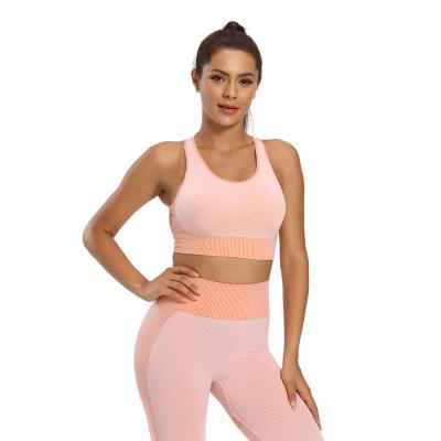 China Sweat-Wicking 90%nylon 10%spandex fitness yoga sports wicking set gym bra yoga 3 three piece suit women for sale