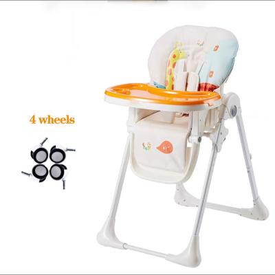 China Modern high chairs for babies toddlers  Multifunctional Adjustable  For 0-5 Years Children Baby High Chair 3 in 1 Feeding Chair With 4 for sale