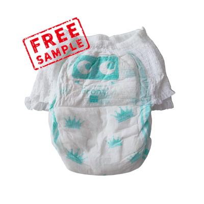 China Plain Woven Korean Diapers for Baby Dry Disposable Baby Pant Diaper for sale