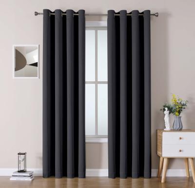 China Amazon Amazon Window Panel OWENIE New Blackout Blackout Panel OWENIE Grommet Burlap Total Blackout Ready Made Window Curtain For Living Room for sale