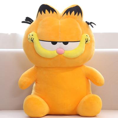 China Cute Stuffed Garfield Doll Cat Doll Sleep Pillow Girl Plush Toy Girl Birthday Gift for sale