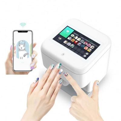 China Skin Tightening Smart Wifi AI Nail Printer Automatic Nailprinter Manicure Machine DIY Professional Nail Art Printing Machine for sale