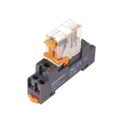 China Shenler RFT1CO730L+SRT05-E interface sealed relay module with LED 230VAC 1 pole 12A power 24v mk2p 24vdc 24vdc transparent for sale