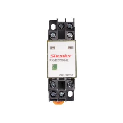 China Shenler RKM2CO024L+SYF08A-E sealed miniature general purpose relay 5A 24VDC 2 pole LED relay socket assembly relay modul 14 pin 24vdc for sale