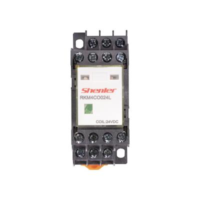 China It is widely used in industry. Shenler RKM4CO012L+SYF14A-E Miniature Power Relay Voltage Triggered Relay 12v 8pin Relay Test Set Contactors Transparent Taton for sale