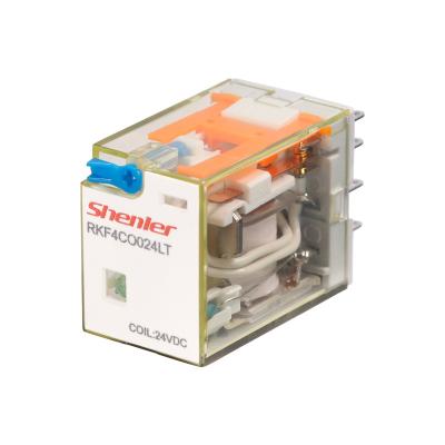 China Shenler RKF2CO024LT Miniature General Purpose Sealed Pole 12A 24VDC ve-r02 5a /220vc Transparent Slim Relay With Low Timer for sale