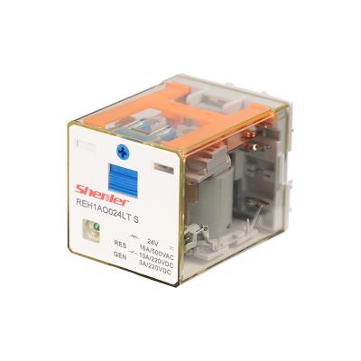 China Shenler REH1AO024LTS Sealed Magnetic Blowout Power Relay Plug In High Capacity Load Good Performance In DC LED Motor Load TEST Key for sale