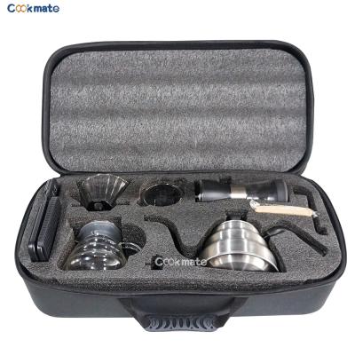 China Great viable replacement for modern portable coffee machine outdoor pour over coffee spout coffee gift set for sale