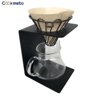 China Viable Metal Coffee Brewing Stand Coffee Dripper Stand Coffee Filter Holder Stand for sale