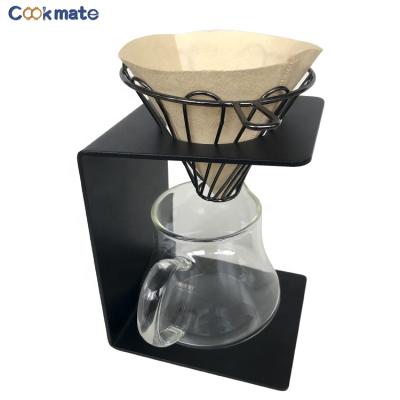 China Sustainable Coffee Tool Simple Service Pour Over Coffee Dripper Service Hand Drip Coffee Filter Holder for sale