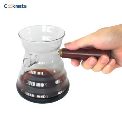 China Viable Cloud Coffee Pot Drip Coffee Filter Cup Transparent Sunmate Glass for sale