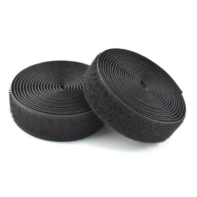 China China Factory Black Sustainable Fire Retardant RF Uniform Hook And Loop Tape With Certification for sale