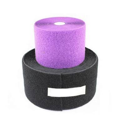 China Sustainable Hot Sale Nylon Hook And Loop Ultrasonic Weldable High Frequency Tape Used On PVC Products for sale