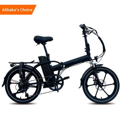 China Aluminum alloy 48V 15AH 20 inch mini aluminum alloy quality full suspension multifunctional electric folding bike for sale