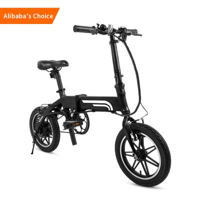 China Aluminum alloy elcykel light weight aluminum folding electric bike with pedals for sale