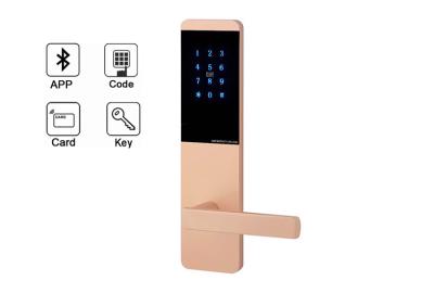 China Campus Wifi Security Door Lock , Mobile APP Bluetooth Digital Door Lock Changeable Keypad for sale