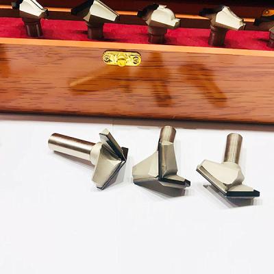 China PCB Head Woodworking Carving Knife Cabinet Door Wood Milling Cutter Diamond Slotting Router Bits Cutter Cutting 180019 for sale