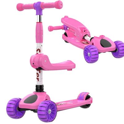 China Child Foldable Children's Scooter With Adjustable Height For Children Over Two Years Old for sale