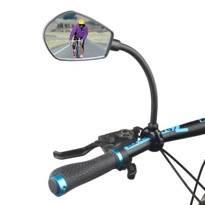 China Factory Reflective Rear View Mirror 360 Degree Bike Outlet Rear View Mirror Mountain Bike Safety Adjustable Motorcycle Rear View Mirror for sale