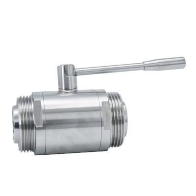 China General Sanitary Ball Valve Parts Food Grade SUS304 Anticorrosive Thread Ball Valve Te koop