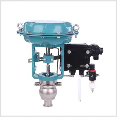 Cina General Sanitary Pneumatic Stainless Steel Film Control Valve Food Grade in vendita