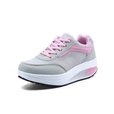 China Height Increasing Sneakers Custom Mesh Design New Style Elevator Sport Shoes Women's Height Increasing Sneakers for sale