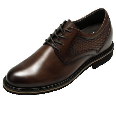 China Around 2021 New Design Europe Style Genuine Leather Formal Dress Elevator Shoes Wedding For Men for sale