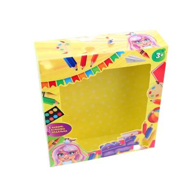 China Recyclable Custom Paper Toy Boxes With Pvc Window From Logo Color Printing Box Packaging for sale