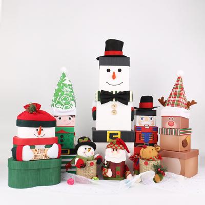 China Paper Variety Recyclable Size Gift Box Hard Paper Christmas For Festive Packing for sale