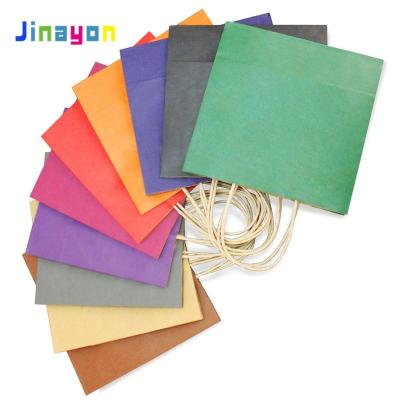 China Jinayon Recyclable High Quality Plain Custom Paper Food Kraft Paper Bags With Logo Print for sale