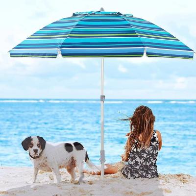 China Modern Custom Outdoor Logo Advertising Sun Umbrella Beach Umbrella Patio Umbrella for sale