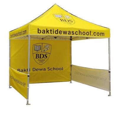 China Diagonal Bracing Type Customize Quick Logo Shade Printed For Outdoor Used Aluminum Tent 10*10 Canopy for sale