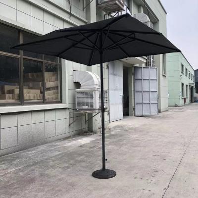 China Modern Rectangular Market Umbrella Patio Umbrella With Push Button Tilt Yard Parasol Sun Umbrella for sale