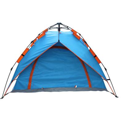 China Diagonal tying type Automatic double-layer tailgate tent newcomer high quality camping tent and outdoor tent for 3-4 person for sale