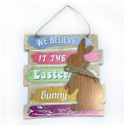 China Different Hanging Home Decoration Custom Easter Home Decoration MDF Hanging Decoration for sale