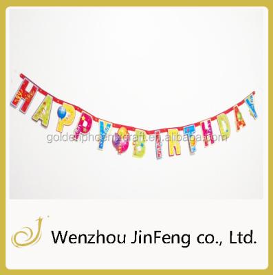 China Alphabet Letter Happy Birthday Hanging Decorations for sale