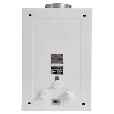 China Hot sale hotel H-6L gas tankless calefon china gas instantaneous water heater for sale