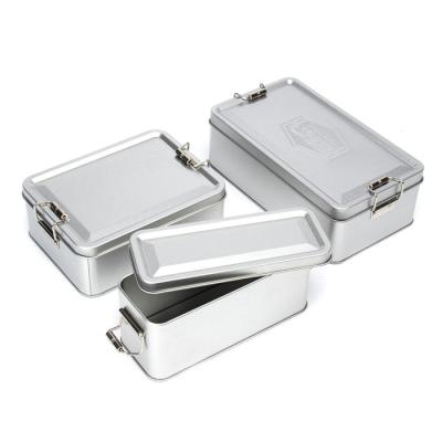 China Custom wholesale food kitchen box accessories metal storage box dishes for food packaging for sale