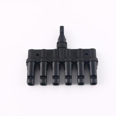 China Easy Factory Prices Waterproof T Branch 1 In 6 Out Photovoltaic Solar PV Connector for sale