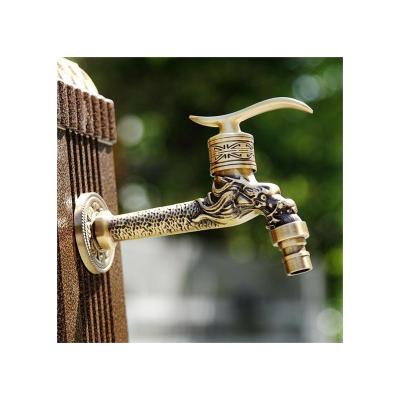 China Floor Stand Faucets New Product Factory Supplier Antique Outdoor Durable Brass Water Faucet Outdoor Faucet for sale