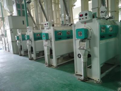 China food & Beverage Plant Large Capacity 8-10t/h Rice Mill Machine WFFNS45J Double Body Emery Roller Rice Whitener for sale