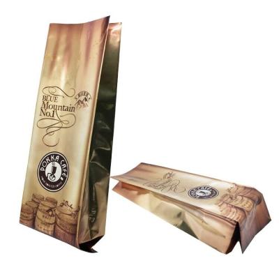 China Moisture Proof Coffee Beans Bag Aluminum Foil Bags For Grinding Roasted Coffee Packaging Bag With Valve for sale