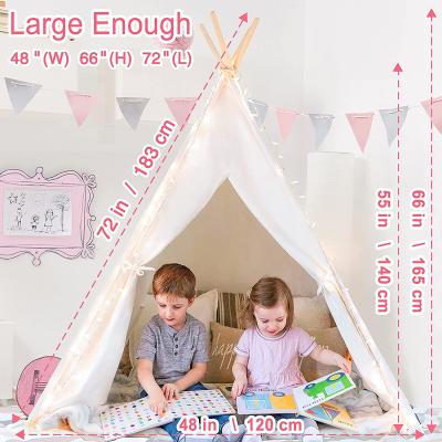 China Easy Foldable Kids Play Tent Teepee Tipy Kids Teepee Tenda Carpa Pyramid Tent Teepee Tent for sale