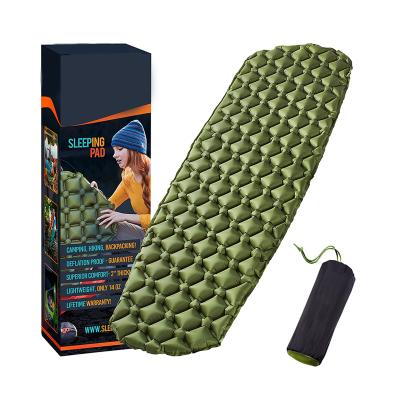 China Lightweight Inflatable Camping Mat Pad Inflatable Camping Mattress Mat Sleeping Pad Colchones Inflatable Sleep Inflables for sale